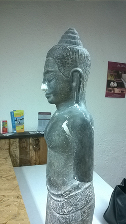 restauration-statue-deesse-bouddhiste