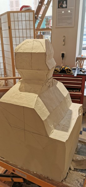 sculpture-figuratif-Le Héron Flamboyant